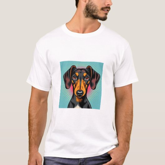Dackel Hundshirt T-Shirt (Vorderseite)