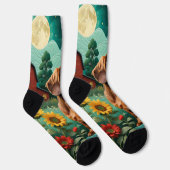 Dackel im Betrieb Socken (Rechts)