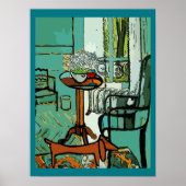 Dackel im Zimmer Poster (Vorne)