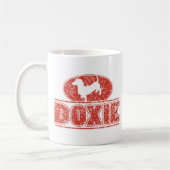 DACKEL-in-Circle-gestört Kaffeetasse (Links)