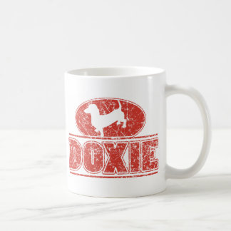 DACKEL-in-Circle-gestört Kaffeetasse