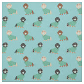 Dackel in der Tiefsee Stoff (Muster)