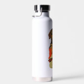 Dackel in einem Weihnachtsfeiertag im Weihnachtsma Trinkflasche (Rechts)