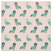 Dackel in hellrot stoff (Muster)