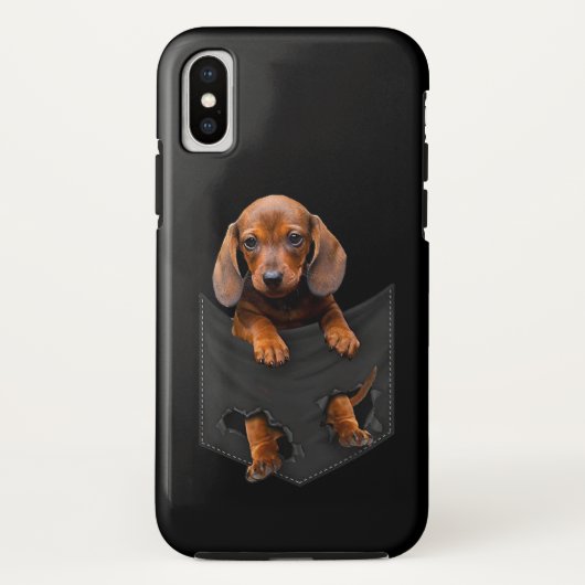 Dackel in meiner Pocket Dackel Weiner Dog Geschenk Case-Mate iPhone Hülle (Rückseite)