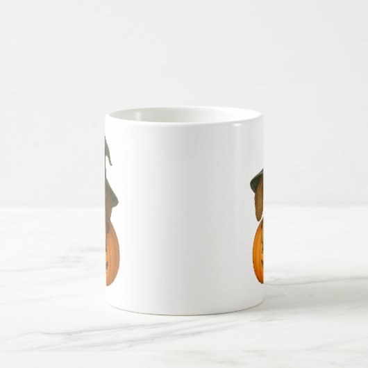 Dackel in Pumpkin Kaffeetasse (Mittel)