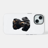 Dackel iPhone 15 Hülle (Rückseite (Horizontal))