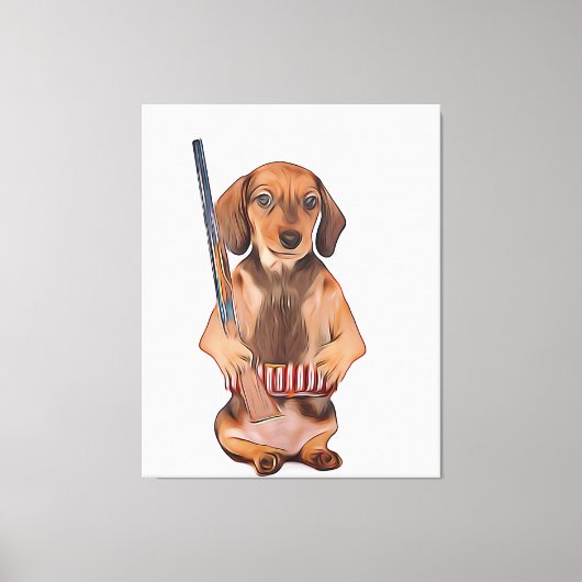 Dackel ist besser mit einem Weiner-Xmas-Poster Leinwanddruck (Vorderseite)