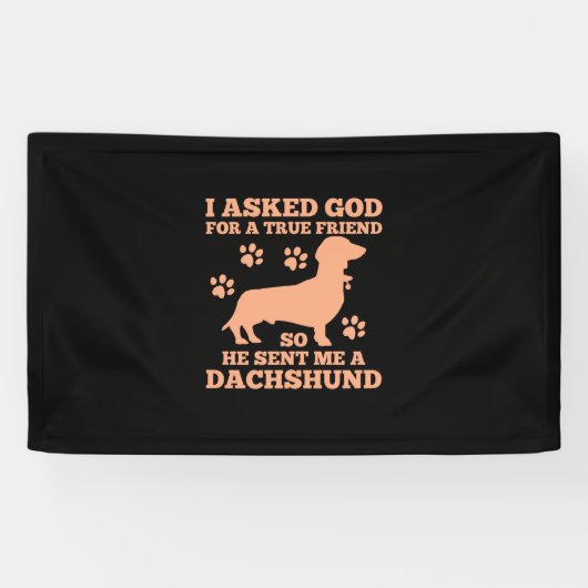 Dackel ist mein wahrer Freund Banner (Horizontal)
