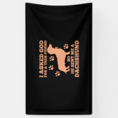 Dackel ist mein wahrer Freund Banner (Vertikal)