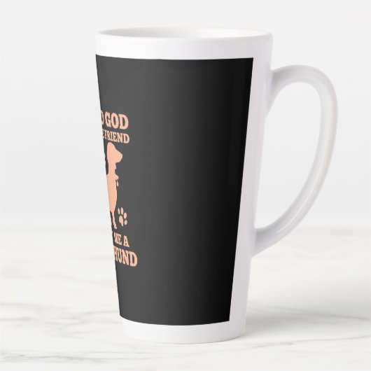 Dackel ist mein wahrer Freund Milchtasse (Rechts)