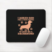 Dackel ist mein wahrer Freund Mousepad (Mit Mouse)