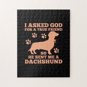 Dackel ist mein wahrer Freund Puzzle
