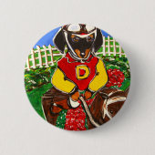 DACKEL JOCKEY BUTTON (Vorderseite)