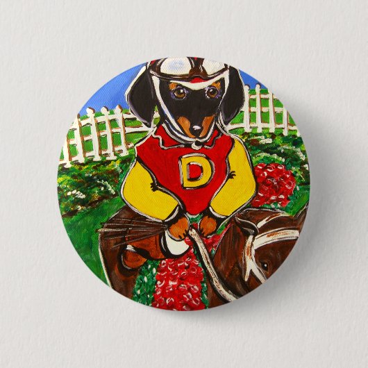 DACKEL JOCKEY BUTTON (Vorderseite)