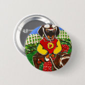 DACKEL JOCKEY BUTTON (Vorne & Hinten)