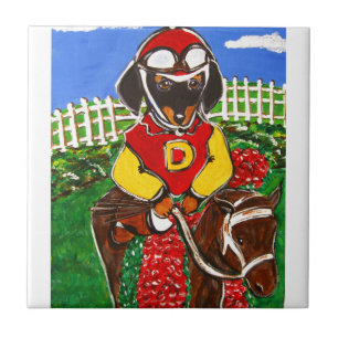 DACKEL JOCKEY FLIESE