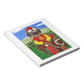 DACKEL JOCKEY NOTIZBLOCK (angewinkelt)