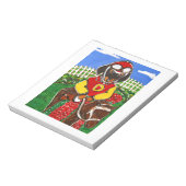 DACKEL JOCKEY NOTIZBLOCK (Rotiert)
