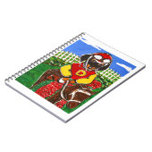 DACKEL JOCKEY NOTIZBLOCK (Linke Seite)