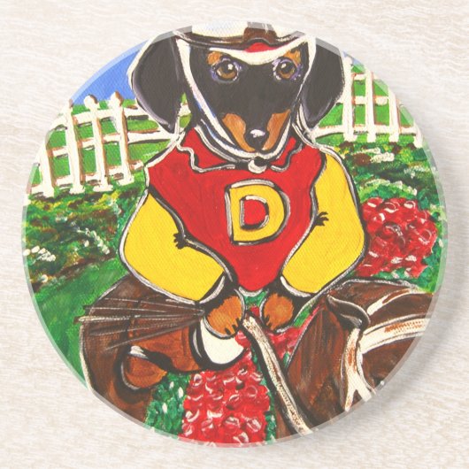 DACKEL JOCKEY UNTERSETZER (Vorne)
