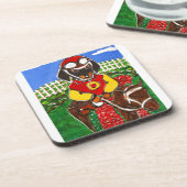DACKEL JOCKEY UNTERSETZER (Linke Seite)
