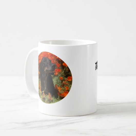 Dackel Joy Kaffeetasse (Vorderseite Links)