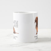 Dackel Jumbo Tasse (Vorderseite)