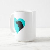 Dackel Kaffee Tasse (Vorderseite Links)