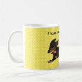 Dackel Kaffee Tasse Polka Dot Dackel Dog Cup (Links)