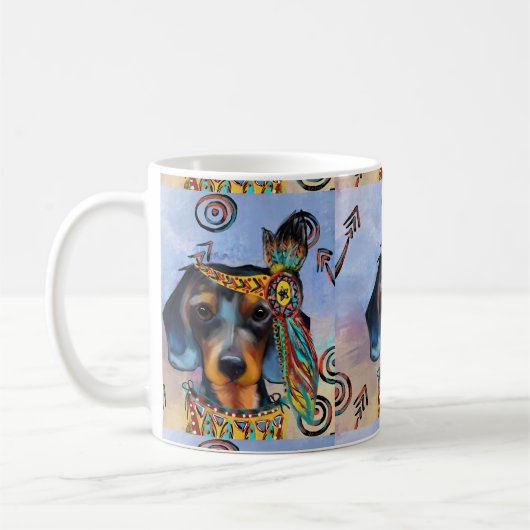 DACKEL KAFFEETASSE (Links)