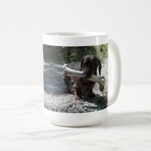 Dackel Kaffeetasse (VorderseiteRechts)