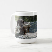 Dackel Kaffeetasse (Vorderseite Links)