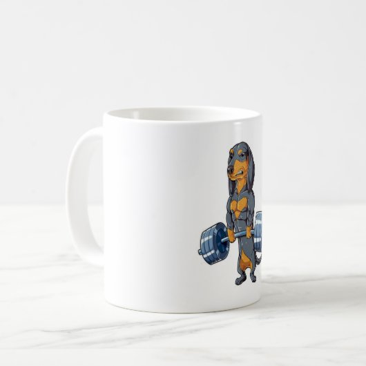 Dackel Kaffeetasse (Vorderseite Links)