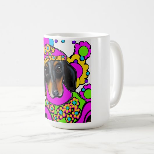 DACKEL KAFFEETASSE (VorderseiteRechts)