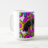 DACKEL KAFFEETASSE (Vorderseite Links)