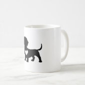 Dackel kaffeetasse (VorderseiteRechts)