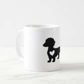 Dackel kaffeetasse (Vorderseite Links)