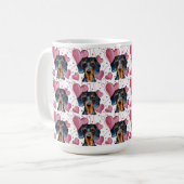 Dackel Kaffeetasse (Vorderseite Links)