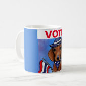Dackel Kaffeetasse (Vorderseite Links)