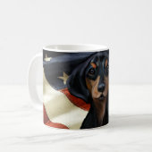 DACKEL KAFFEETASSE (Vorderseite Links)