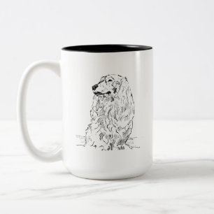 Dackel Kaffeetasse – Langhaariger Sausage Dog