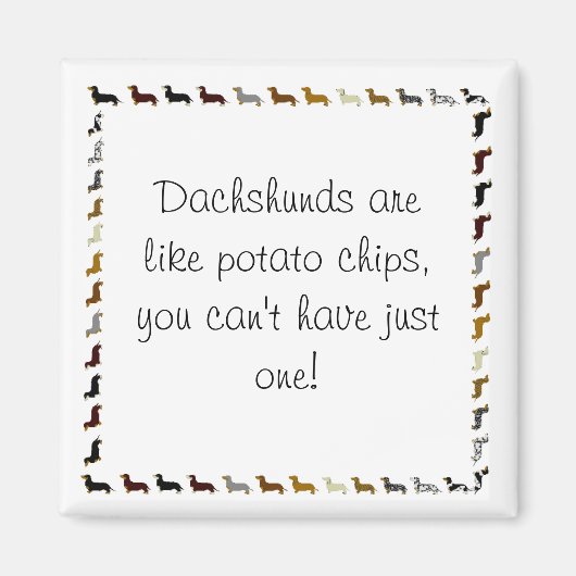 Dackel-kann nicht nur einen haben magnet (Vorne)