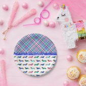 Dackel Karierte Teller des Grünbuchs (Party)