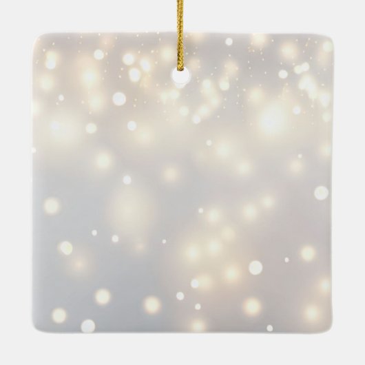 Dackel Karousel Weihnachten Keramikornament (Rückseite)