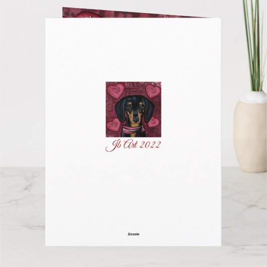 DACKEL KARTE (Rückseite)