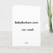 Dackel-Karte Karte (Rückseite)