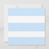 Dackel Kinderdusche Einladung Postkarte (Rückseite)