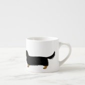 Dackel Kiss mit Herz Niedliche Dackel Hunde Liebe Espressotasse (Rechts)