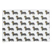 Dackel Kissenbezug (Vorderseite-Rechts)